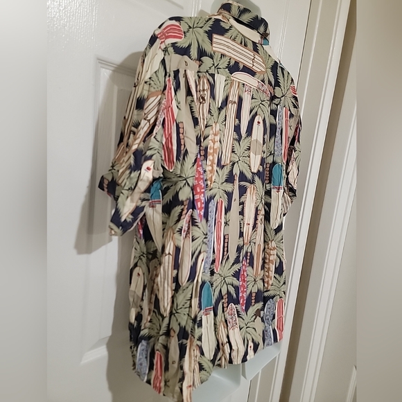 Reyn Spooner Surf board print Hawaiin Shirt Mens Size XLarge - Picture 8 of 8
